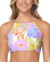  ライジンズ レディース トップのみ 水着 Juniors' Shorebreak Printed Bikini Top Multi Color