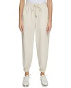 【送料無料】 ダナキャランニューヨーク レディース カジュアルパンツ ボトムス Women's Tie-Waist Pull-On Jogger Pants D5k - Lt City Khaki