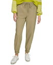 【送料無料】 ダナキャランニューヨーク レディース カジュアルパンツ ボトムス Women's Tie-Waist Pull-On Jogger Pants Gi6 - Lght Fatigue