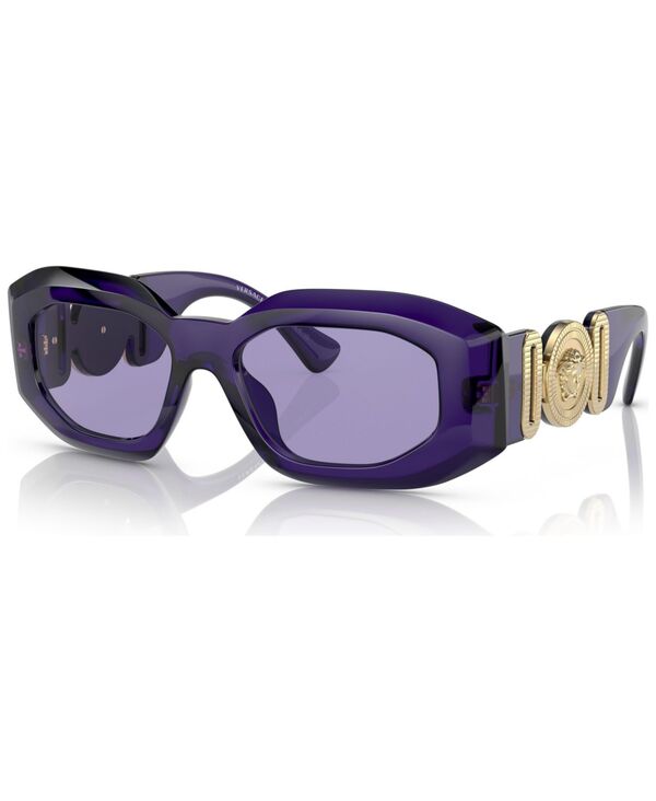 ヴェルサーチ 【送料無料】 ヴェルサーチ メンズ サングラス・アイウェア アクセサリー Unisex Sunglasses VE4425U Purple Transparent