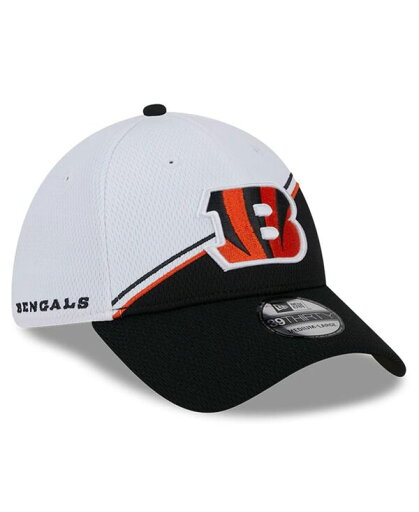 【送料無料】 ニューエラ メンズ 帽子 アクセサリー Men's White Black Cincinnati Bengals 2023 NFL Sideline 39THIRTY Flex Hat White, Black 【送料無料】 ニューエラ メンズ 帽子 アクセサリー Men's White Black Cincinnati Bengals 2023 NFL Sideline 39THIRTY Flex Hat White, Black