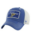 【送料無料】 47ブランド メンズ 帽子 アクセサリー Men 039 s Blue St. Louis Blues Five Point Patch Clean Up Adjustable Hat Blue