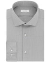 yz JoNC Y Vc gbvX Men's Slim-Fit Non-Iron Stretch Performance Dress Shirt Smokey Grey