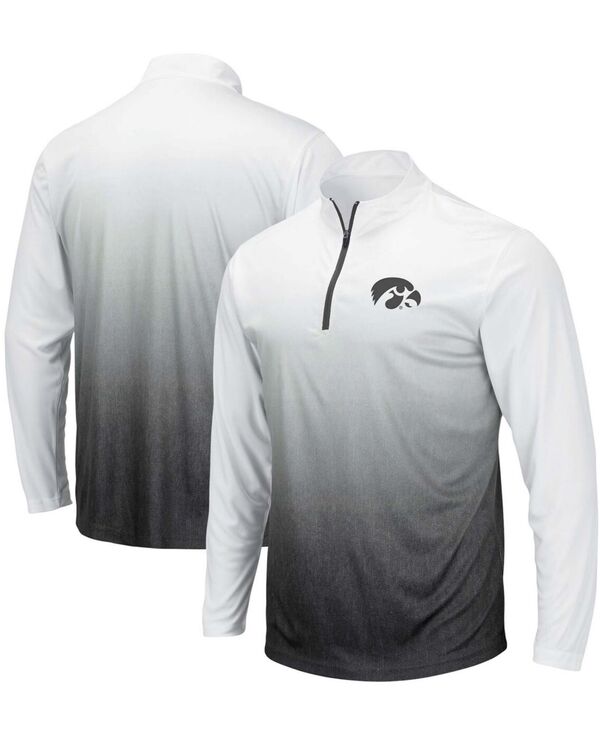 【送料無料】 コロシアム メンズ ジャケット・ブルゾン アウター Men's Gray Iowa Hawkeyes Magic Team Logo Quarter-Zip Jacket Gray
