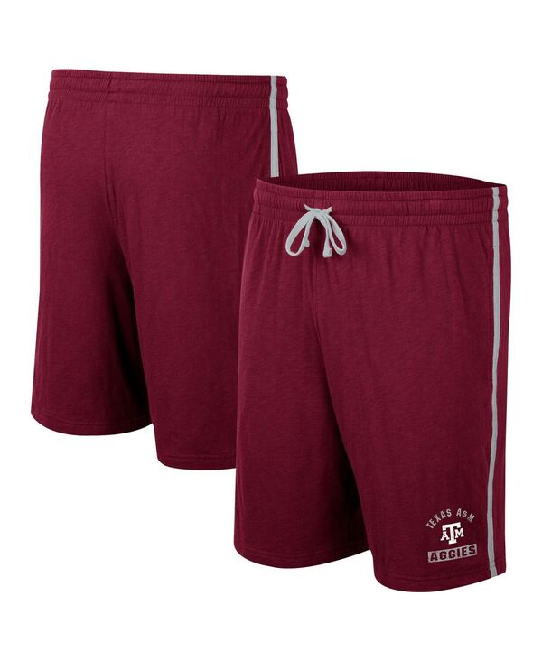 【送料無料】 コロシアム メンズ ハーフパンツ・ショーツ ボトムス Men's Maroon Texas A&M Aggies Thunder Slub Shorts Maroon