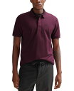 ヒューゴ・ボス ポロシャツ メンズ 【送料無料】 ヒューゴボス メンズ ポロシャツ トップス Men's 3D-Stripe Collar Polo Shirt Merlot