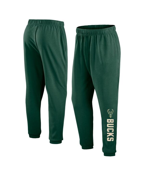 【送料無料】 ファナティクス メンズ カジュアルパンツ ボトムス Men's Hunter Green Milwaukee Bucks Big and Tall Chop Block Pants Hunter Green