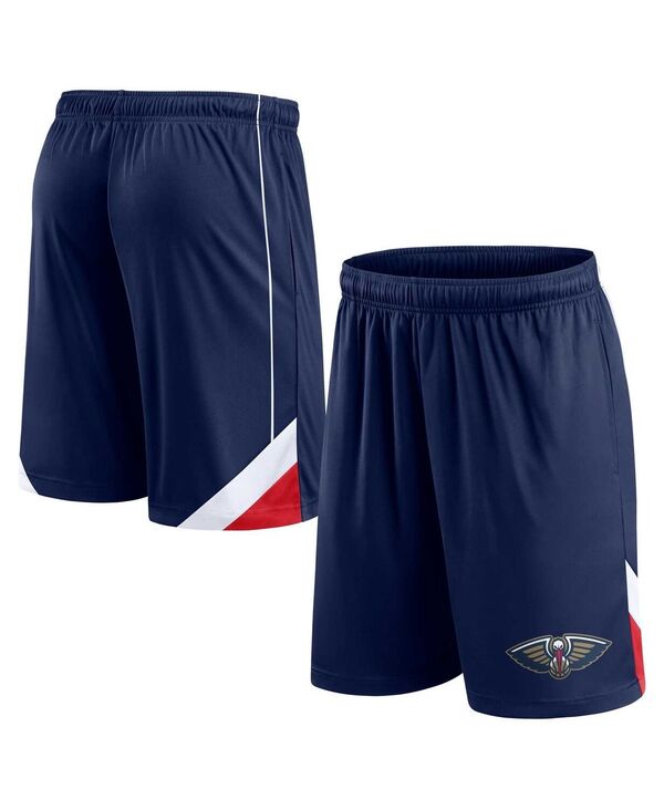 【送料無料】 ファナティクス メンズ ハーフパンツ・ショーツ ボトムス Men's Navy New Orleans Pelicans Slice Shorts Navy