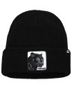 グーリン ブラザーズ 【送料無料】 グーリンブラザーズ メンズ 帽子 アクセサリー Men's Black Panther Cuffed Knit Hat Black