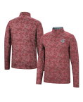 【送料無料】 コロシアム メンズ ジャケット・ブルゾン アウター Men's Crimson Washington State Cougars Tivo Quarter-Zip Jacket Crimson