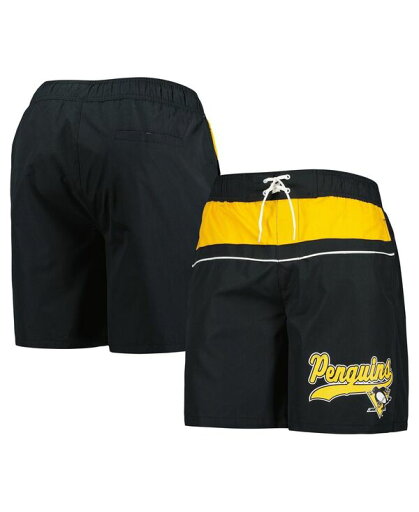 【送料無料】 スターター メンズ ハーフパンツ・ショーツ 水着 Men's Black Pittsburgh Penguins Freestyle Volley Swim Shorts Black 【送料無料】 スターター メンズ ハーフパンツ・ショーツ 水着 Men's Black Pittsburgh Penguins Freestyle Volley Swim Shorts Black