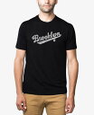 【送料無料】 エルエーポップアート メンズ Tシャツ トップス Men's Premium Blend Word Art Brooklyn Neighborhoods T-shirt Black(4)