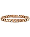 【送料無料】 ブロバ レディース 腕時計 アクセサリー Rose Gold-Tone IP Stainless Steel Link Bracelet Rose Gold Tone