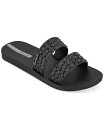 【送料無料】 イパネマ レディース サンダル シューズ Renda II Fem Slide Sandals Black Glitter