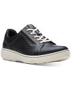 【送料無料】 クラークス レディース スニーカー シューズ Women's Caroline Ella Lace-Up Slip-On Sneakers Black Leather