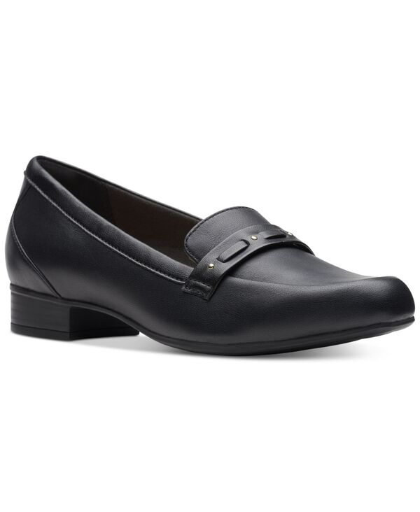 クラークス ローファー レディース 【送料無料】 クラークス レディース スリッポン・ローファー シューズ Women's Juliet Bay Woven-Strap Loafer Flats Black