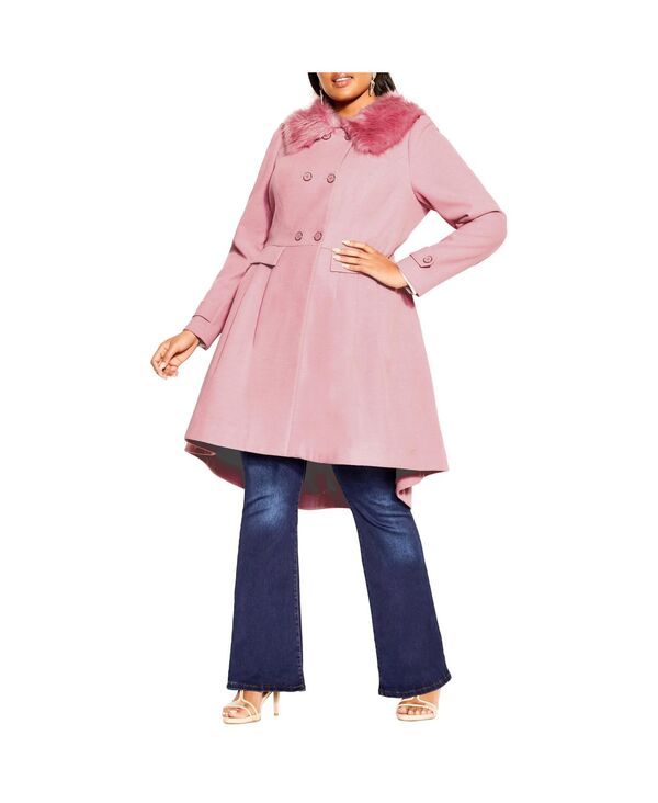 【送料無料】 シティーシック レディース ジャケット ブルゾン アウター Grandiose Coat Pink