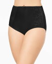【送料無料】 バリ レディース パンツ アンダーウェア Double Support Collection Brief Underwear DFDBBF Black(4)