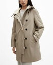 マンゴ 【送料無料】 マンゴ レディース ジャケット・ブルゾン アウター Women's Shearling Collar Midi Parka Light Heather Gray