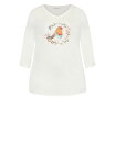 【送料無料】 アベニュー レディース ナイトウェア アンダーウェア Women 039 s Plus size Robin Sleep Top - cream Cream robin