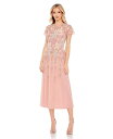 【送料無料】 マックダガル レディース ワンピース トップス Women's Embellished Illusion High Neck Butterfly ...
