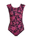 【送料無料】 ランズエンド レディース 上下セット 水着 Women's Chlorine Resistant Tummy Control Cap Sleeve X-Back One Piece Swim..