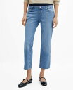 【送料無料】 マンゴ レディース デニムパンツ ジーンズ ボトムス Women's Maternity Straight Jeans Medium Blue