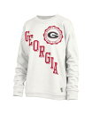 【送料無料】 プレスボックス レディース パーカー・スウェット アウター Women's White Georgia Bulldogs Shoreline Su...