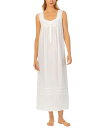 yz GC[EFXg fB[X iCgEFA A_[EFA Women's Cotton Dobby-Stripe Ballet Nightgown White