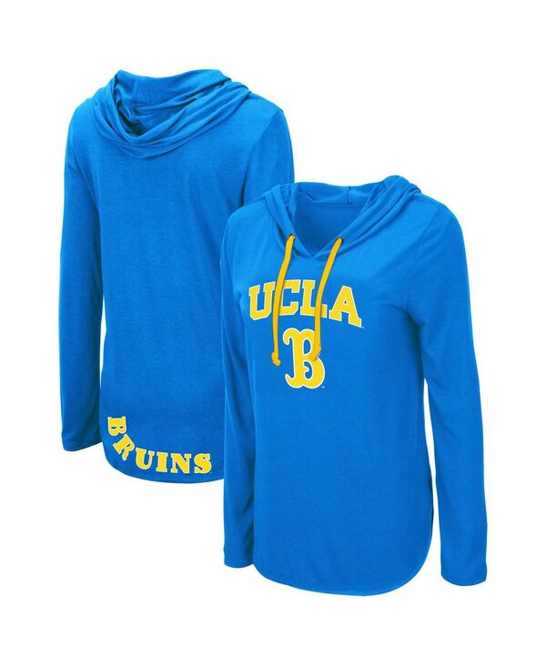 yz RVA fB[X TVc gbvX Women's Blue UCLA Bruins My Lover Lightweight Hooded Long Sleeve T-shirt Blue