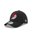 【送料無料】 ニューエラ レディース 帽子 アクセサリー Portland Trail Blazers Team Classic 39THIRTY Cap Black