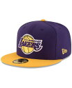 【送料無料】 ニューエラ メンズ 帽子 アクセサリー Men's Los Angeles Lakers Official Team Color 2Tone 59...
