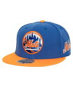 ミッチェル＆ネス 【送料無料】 ミッチェル&ネス メンズ 帽子 アクセサリー Men's Royal Orange New York Mets Bases Loaded Fitted Hat Royal Orange