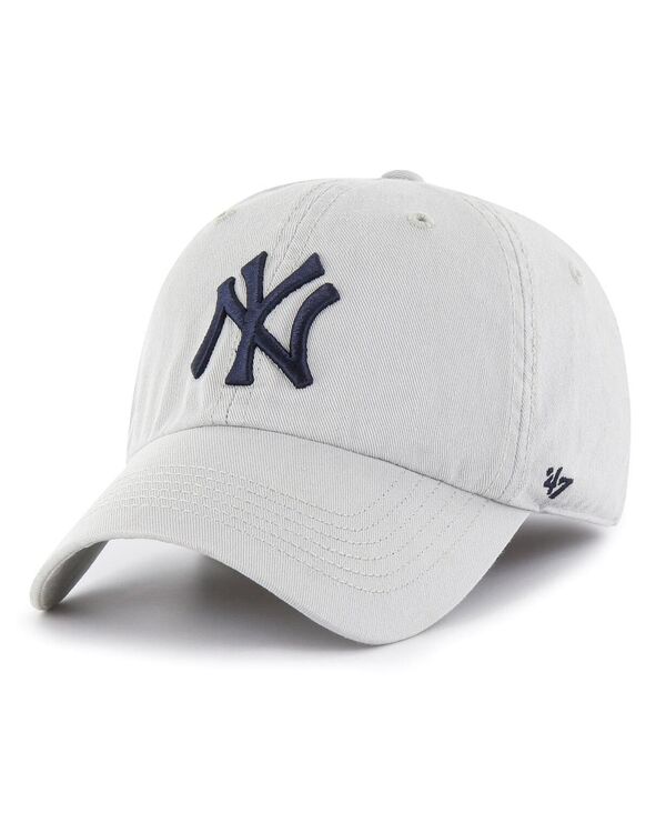 【送料無料】 47ブランド メンズ 帽子 アクセサリー Men's Gray New York Yankees Franchise Logo Fitted Hat Gray