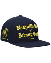 ミッチェル＆ネス 【送料無料】 ミッチェル&ネス メンズ 帽子 アクセサリー Men's Navy Nashville SC x Johnny Cash Snapback Adjustable Hat Navy