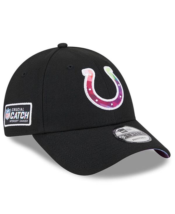 ̵ ˥塼  ˹ ꡼ Men's Black Indianapolis Colts 2023 NFL Crucial Catch 9FORTY Adjustable Hat Black