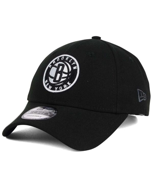 【送料無料】 ニューエラ メンズ 帽子 アクセサリー Brooklyn Nets League 9FORTY Adjustable Cap Black