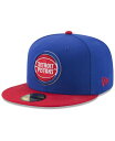 【送料無料】 ニューエラ メンズ 帽子 アクセサリー Detroit Pistons Basic 2 Tone 59FIFTY Fitted Cap RoyalBlue/Red