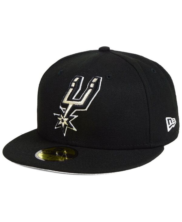 【送料無料】 ニューエラ メンズ 帽子 アクセサリー San Antonio Spurs Basic 59FIFTY Fitted Cap 2018 Black