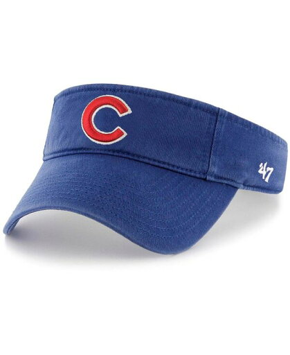 【送料無料】 47ブランド メンズ 帽子 アクセサリー '47 Men's Royal Chicago Cubs Clean Up Adjustable Visor Royal 【送料無料】 47ブランド メンズ 帽子 アクセサリー '47 Men's Royal Chicago Cubs Clean Up Adjustable Visor Royal