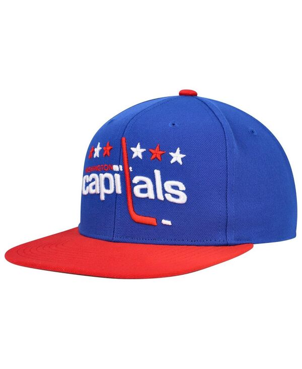 ミッチェル＆ネス 【送料無料】 ミッチェル&ネス メンズ 帽子 アクセサリー Men's Blue Washington Capitals Core Team Ground 2.0 Snapback Hat Blue