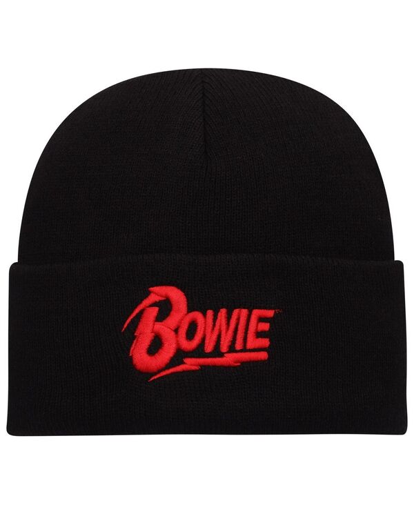 【送料無料】 アメリカンニードル メンズ 帽子 アクセサリー Men's Black David Bowie Cuffed Knit Hat Black