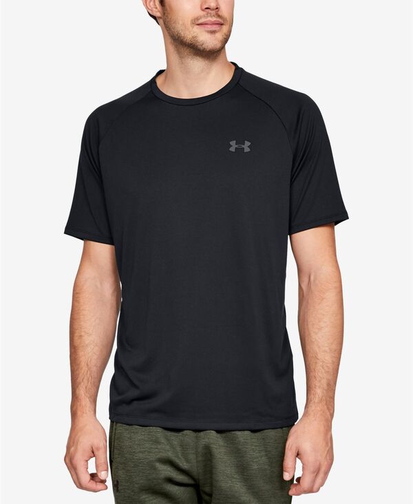 【送料無料】 アンダーアーマー メンズ Tシャツ トップス Men's Tech Short Sleeve Black/Graphite