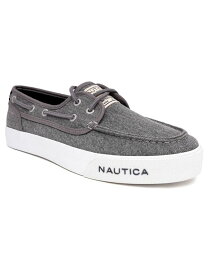 【送料無料】 ナウティカ メンズ デッキシューズ シューズ Men's Spinnaker Boat Slip-On Shoes Gray