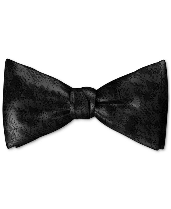 yz t[S Y lN^C ANZT[ Men's Silk Jacquard Bow Tie Black