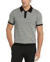 【送料無料】 ペリーエリス メンズ ポロシャツ トップス Men's Tech Jacquard Geo Pattern Short Sleeve Polo S...