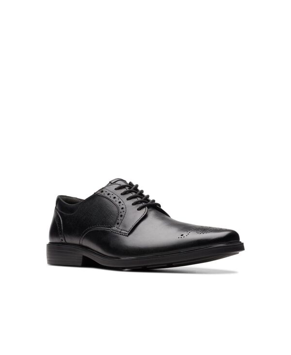 【送料無料】 クラークス メンズ スリッポン・ローファー シューズ Men's Collection Clarkslite Tie Slip On Dress Shoes Black Combi Leather