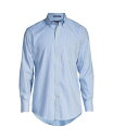 【送料無料】 ランズエンド メンズ シャツ トップス Men's Big & Tall Traditional Fit Pattern No Iron Supi...