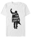 【送料無料】 フィフスサン メンズ Tシャツ トップス The Breakfast Club Men 039 s Iconic Don 039 t You Forget About Me Short Sleeve T-Shirt White