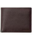 yz R[n[ Y z ANZT[ Men's Pebbled Leather Billfold Brown